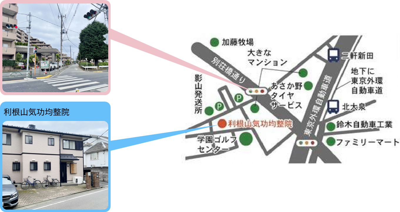 近隣のバス停マップ