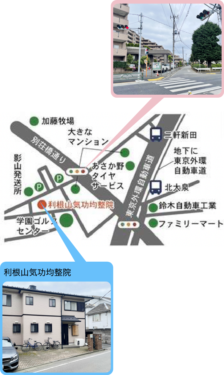 近隣のバス停マップ